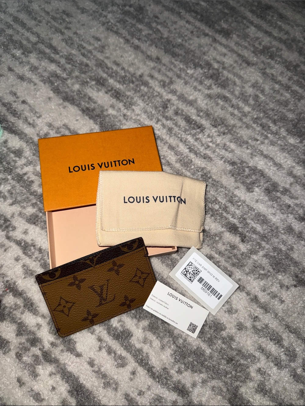 Louis Vuitton Monogram Canvas Card Sleeve in Brown